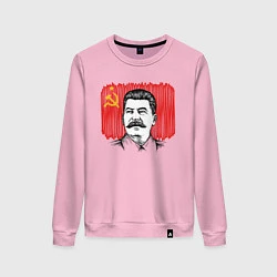 Женский свитшот Сталин и флаг СССР