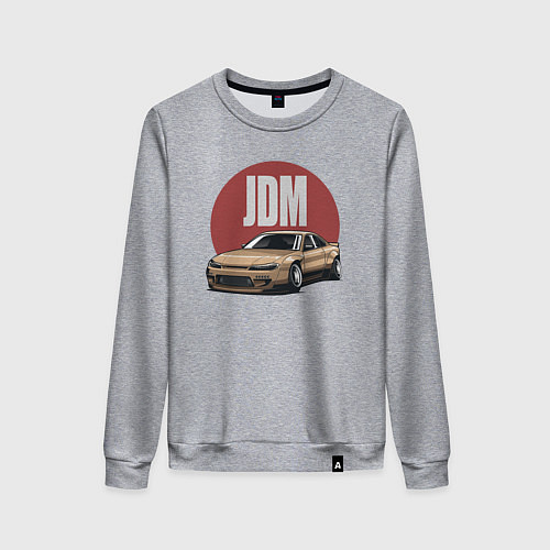 Женский свитшот JDM / Меланж – фото 1