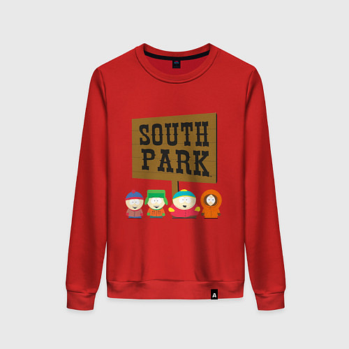 Женский свитшот South Park / Красный – фото 1