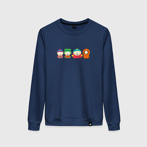 Женский свитшот South Park Саус Парк / Тёмно-синий – фото 1