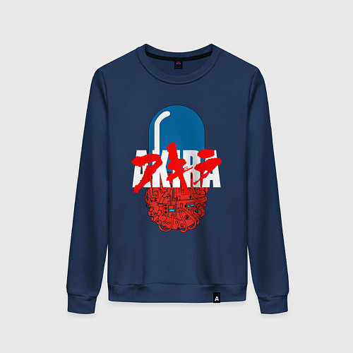 Женский свитшот AKIRA / Тёмно-синий – фото 1