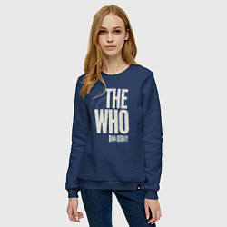Свитшот хлопковый женский The Who, цвет: тёмно-синий — фото 2