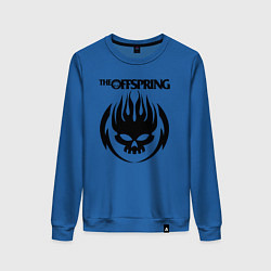 Свитшот хлопковый женский THE OFFSPRING, цвет: синий