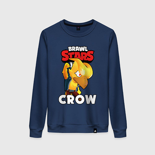 Женский свитшот BRAWL STARS CROW PHOENIX / Тёмно-синий – фото 1