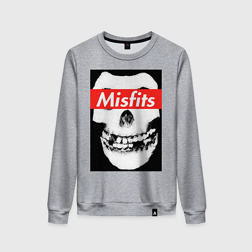 Женский свитшот Misfits / Меланж – фото 1
