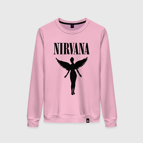 Женский свитшот NIRVANA / Светло-розовый – фото 1
