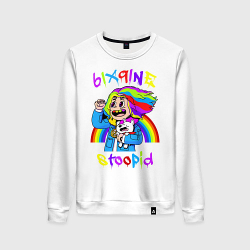 Женский свитшот 6IX9INE / Белый – фото 1