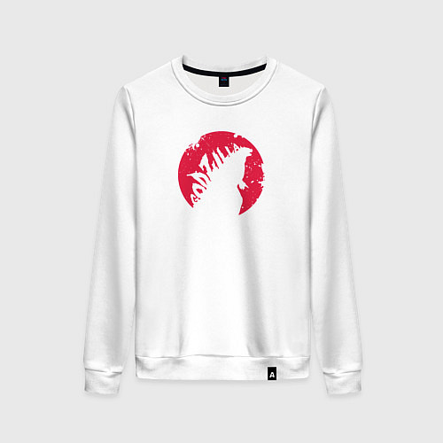 Женский свитшот Godzilla / Белый – фото 1