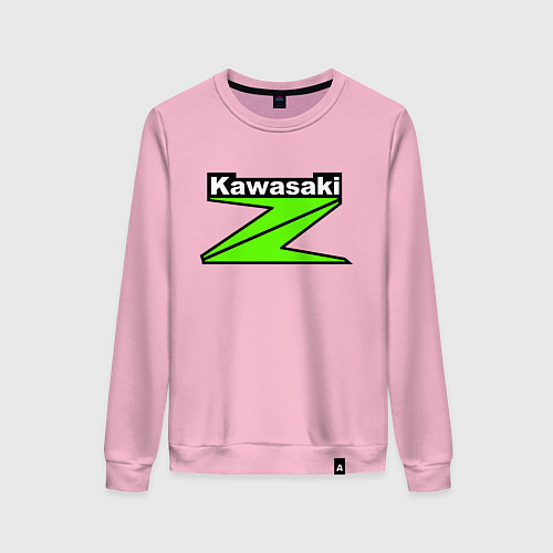 Женский свитшот KAWASAKI Z / Светло-розовый – фото 1