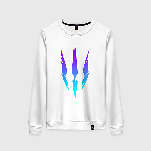 Женский свитшот ВЕДЬМАК / Белый – фото 1