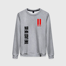 Свитшот хлопковый женский THE LAST OF US II, цвет: меланж