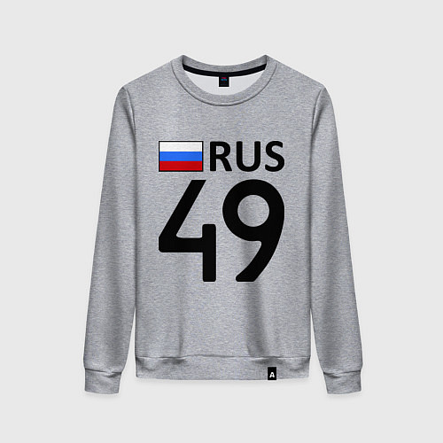 Женский свитшот RUS 49 / Меланж – фото 1
