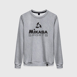 Свитшот хлопковый женский MIKASA SPORTS, цвет: меланж