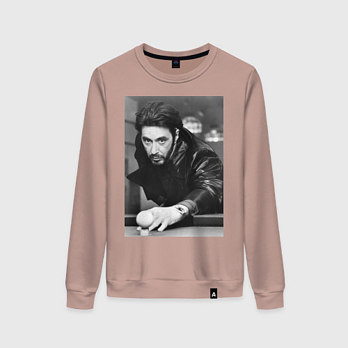Женский свитшот Аль Пачино / Пыльно-розовый – фото 1