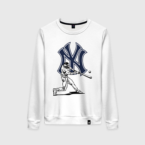 Женский свитшот New York Yankees - baseball team / Белый – фото 1
