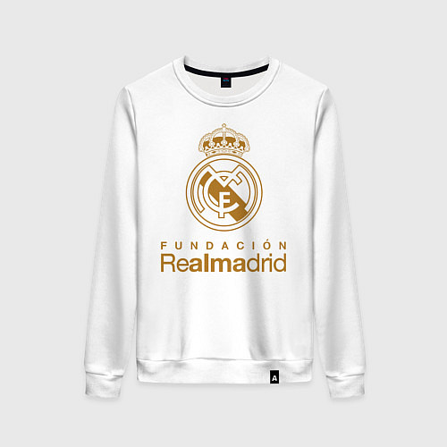 Женский свитшот Real Madrid FC / Белый – фото 1
