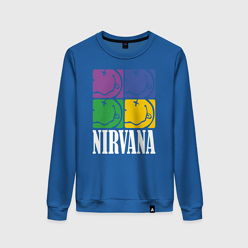 Женский свитшот Nirvana / Синий – фото 1