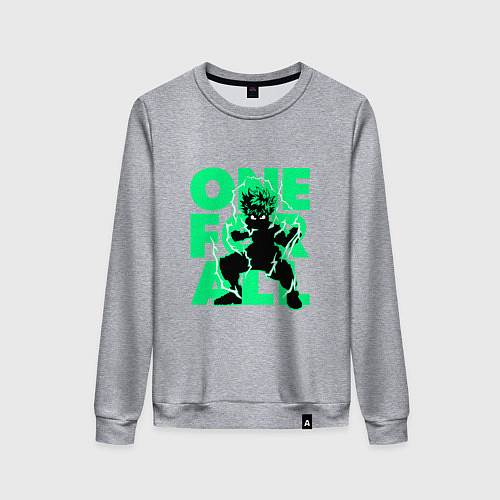 Женский свитшот ONE FOR ALL / Меланж – фото 1