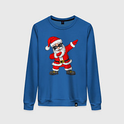 Свитшот хлопковый женский Dabing Santa, цвет: синий