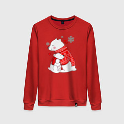 Женский свитшот Медведица с медвежонеком