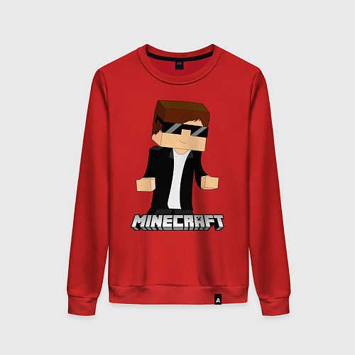 Женский свитшот Minecraft / Красный – фото 1