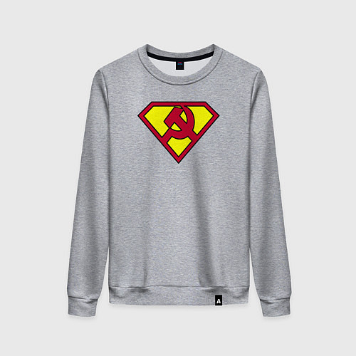 Женский свитшот СССР man / Меланж – фото 1