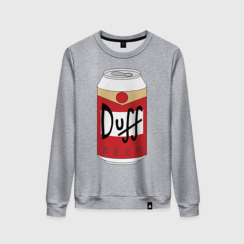 Женский свитшот Duff Beer / Меланж – фото 1