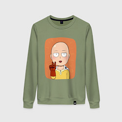 Женский свитшот Сайтама One Punch Man