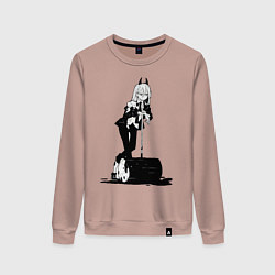 Женский свитшот Человек бензопила Пауэр