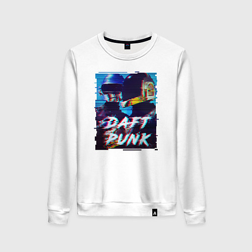 Женский свитшот Daft Punk / Белый – фото 1