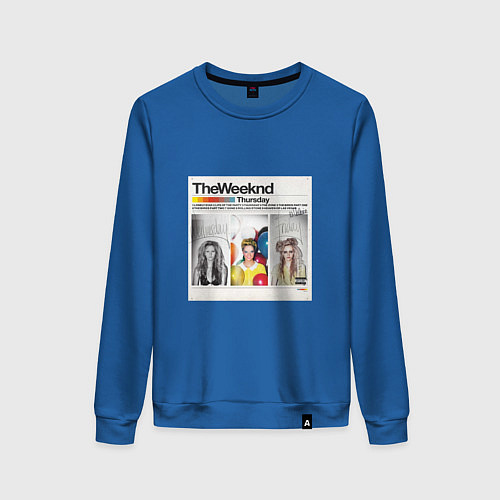 Женский свитшот Thursday The Weeknd / Синий – фото 1