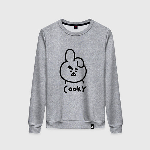 Женский свитшот COOKY BTS / Меланж – фото 1