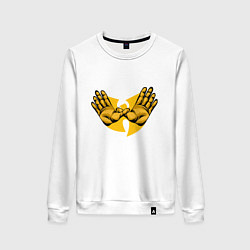 Свитшот хлопковый женский Wu-Tang Forever, цвет: белый
