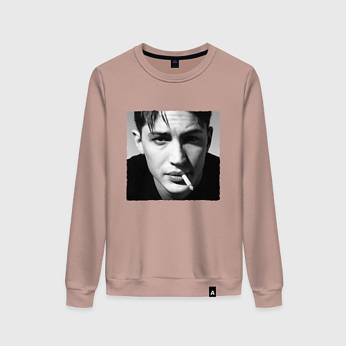 Женский свитшот ТОМ ХАРДИ / Пыльно-розовый – фото 1