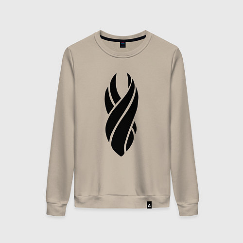 Женский свитшот DEAD SPACE МЁРТВЫЙ КОСМОС / Миндальный – фото 1