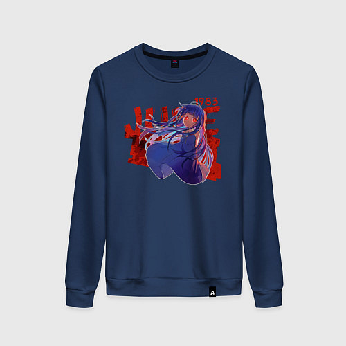 Женский свитшот June 1983 / Тёмно-синий – фото 1