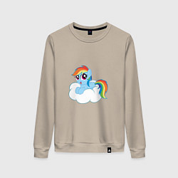 Женский свитшот My Little Pony Rainbow Dash