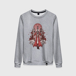 Женский свитшот Данте в розах