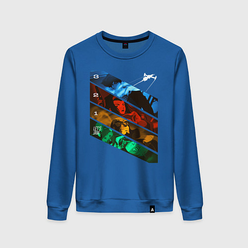 Женский свитшот Cowboy Bebop / Синий – фото 1