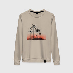 Женский свитшот Palm tree