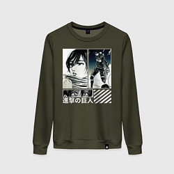 Женский свитшот Attack On Titan Mikasa