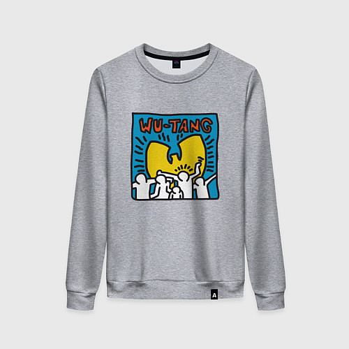 Женский свитшот Wu-Tang People / Меланж – фото 1