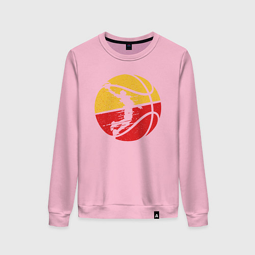 Женский свитшот Мой Баскетбол / Светло-розовый – фото 1