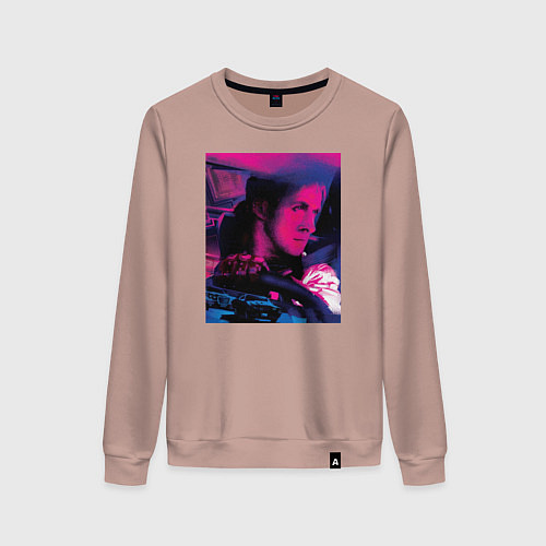 Женский свитшот Фильм драйв / Пыльно-розовый – фото 1