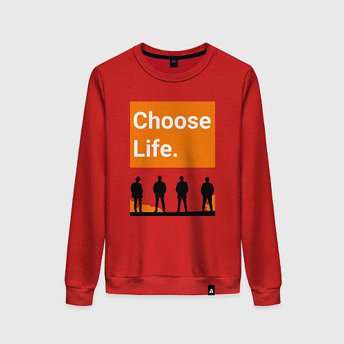 Женский свитшот Choose Life / Красный – фото 1