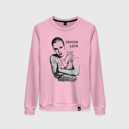 Женский свитшот Макгрегор - На Игле / Светло-розовый – фото 1