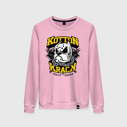 Свитшот хлопковый женский Kotton Krack, цвет: светло-розовый