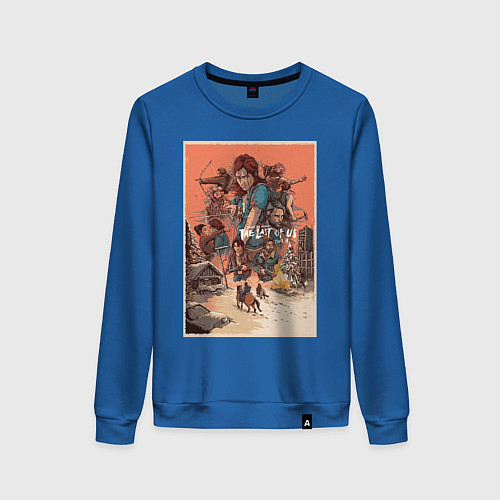 Женский свитшот Последний из нас / Синий – фото 1