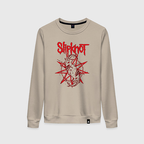 Женский свитшот Slipknot Slip Goats Art / Миндальный – фото 1