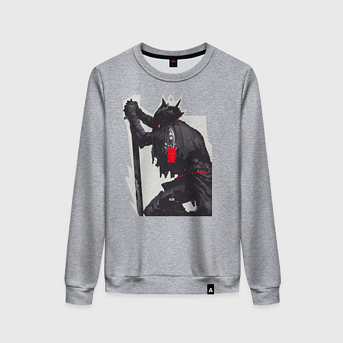 Женский свитшот Bloodborne / Меланж – фото 1